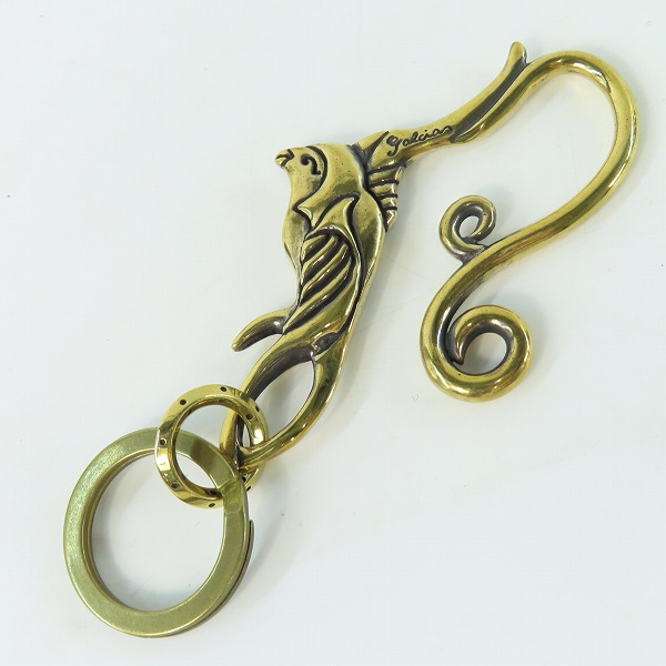 実際に弊社で買取させて頂いた(3)GANGSTERVILLE×Galcia/ギャングスタービル×ガルシア スワローキーホルダー ブラス/真鍮