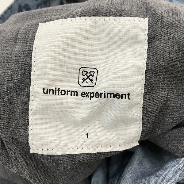 実際に弊社で買取させて頂いたuniform experiment/ユニフォームエクスペリメント PLAIN TOE HELL STUDS SHOES UE-150053/1の画像 2枚目