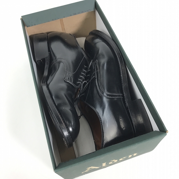 実際に弊社で買取させて頂いたALDEN/オールデン プレーントゥ コードバン ビジネスシューズ 53511/6Dの画像 8枚目