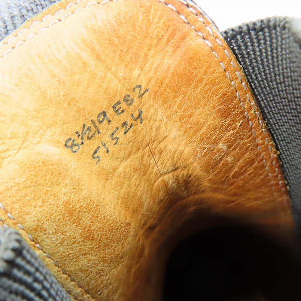 実際に弊社で買取させて頂いたEDWARD GREEN/エドワードグリーン スエード サイドゴアブーツ 51524 8.5の画像 5枚目