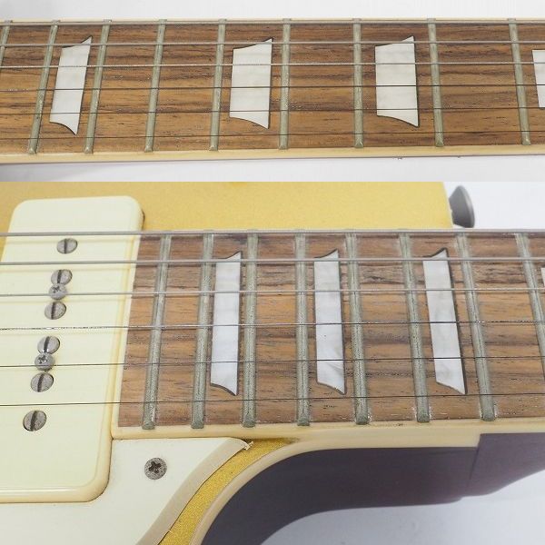 実際に弊社で買取させて頂いた★Epiphone/エピフォン Les Paul Standard '56 Gold Top/レスポールスタンダード 1956 ゴールドトップ ソフトケース付の画像 3枚目