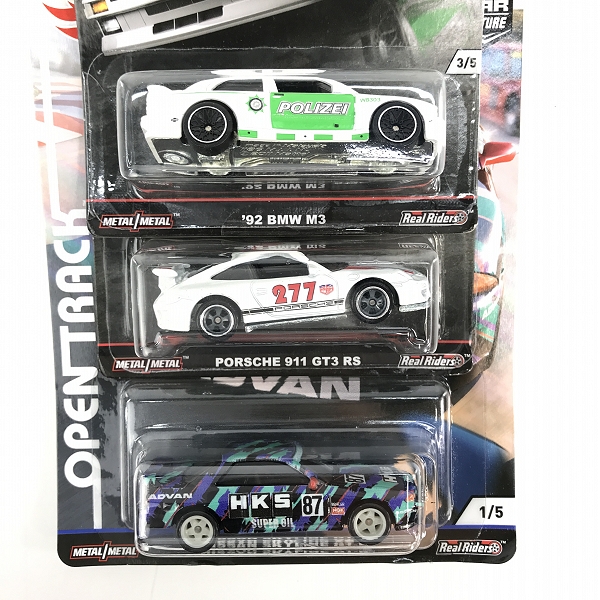 実際に弊社で買取させて頂いた【未開封】Hot Wheels /ホットウィール CAR CULTURE/カーカルチャー OPEN TRACK/EURO STYLE SKYLINE GTR/GT3 RS 他 3点セットの画像 2枚目