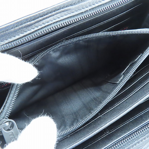 実際に弊社で買取させて頂いたTUMI/トゥミ ラウンドジップ 長財布 ロングウォレットの画像 4枚目