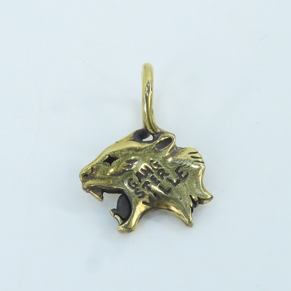実際に弊社で買取させて頂いた(2)GANGSTERVILLE×Galcia/ギャングスタービル×ガルシア PANTHER ブラス/真鍮 ペンダントトップの画像 1枚目