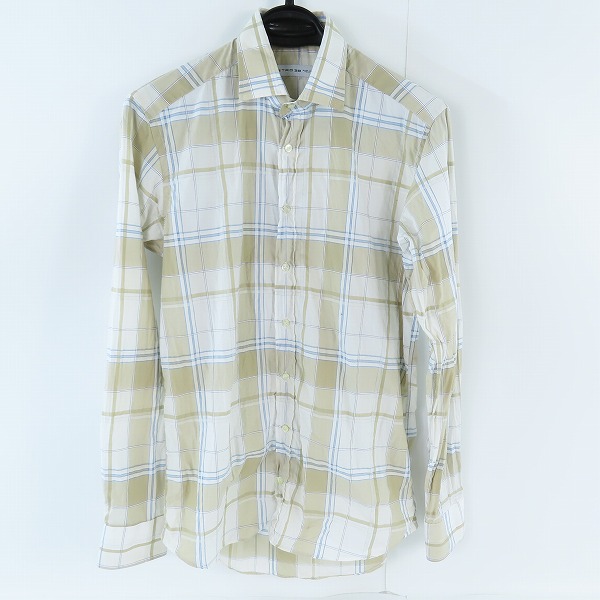 実際に弊社で買取させて頂いた【JPタグ】ETRO/エトロ チェック柄長袖シャツ 38