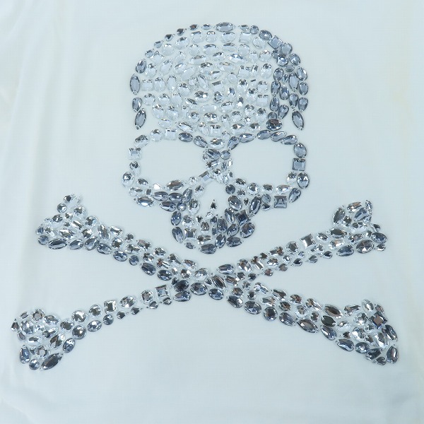 実際に弊社で買取させて頂いたmastermind JAPAN/マスターマインド ジャパン ラインストーン 半袖Tシャツ MC2-TS52-035/Mの画像 4枚目