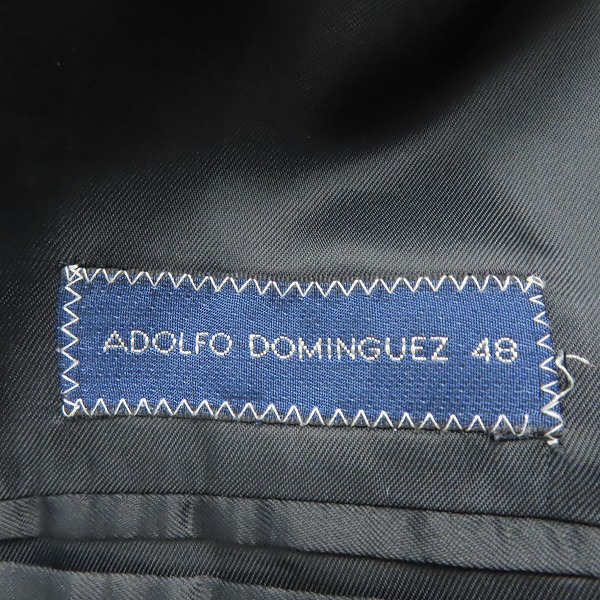 実際に弊社で買取させて頂いたADOLFO DOMINGUEZ/アドルフォドミンゲス スーツ/セットアップ/セットアップスーツ/48の画像 5枚目
