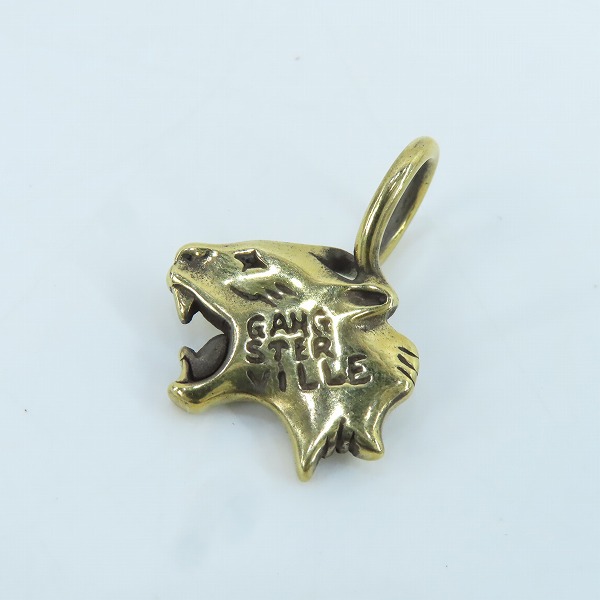 実際に弊社で買取させて頂いた(3)GANGSTERVILLE×Galcia/ギャングスタービル×ガルシア PANTHER ブラス/真鍮 ペンダントトップ
