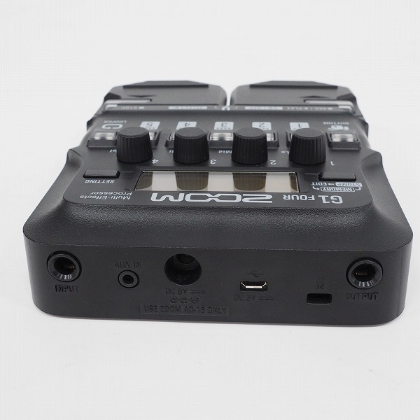 実際に弊社で買取させて頂いたZOOM/ズーム G1 FOUR Ver.v2.00エレキギター用マルチエフェクター【簡易動作確認済】の画像 3枚目