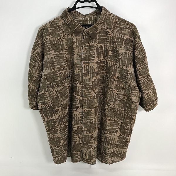 実際に弊社で買取させて頂いたTENDERLOIN/テンダーロイン  cotton sht print as s/s 総柄半袖シャツ/XL