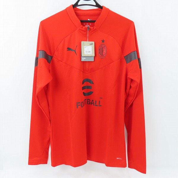 実際に弊社で買取させて頂いた【未使用】PUMA/プーマ ACミラン 22/23 トレーニング 1/4 ジップトップ 767568-09 M