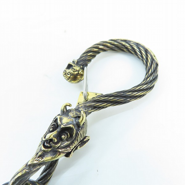実際に弊社で買取させて頂いたGANGSTERVILLE×Galcia/ギャングスタービル×ガルシア DEVIL/デビル ウォレットチェーン ブラス/真鍮の画像 3枚目
