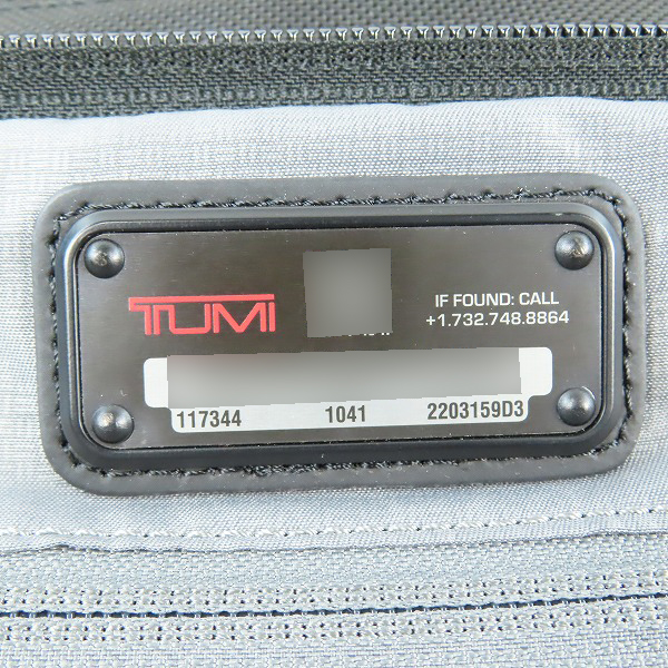 実際に弊社で買取させて頂いたTUMI/トゥミ ALPHA 3/アルファ DOUBLE EXPANSION SATCHEL ダブル エクスパンション サチェル ボストンバッグ 2203159D3の画像 6枚目