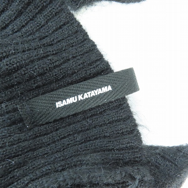 実際に弊社で買取させて頂いたISAMUKATAYAMA BACKLASH/バックラッシュ ウールナイロンモヘアアクリルニット ボーダー柄 KN-771-02 Mの画像 4枚目