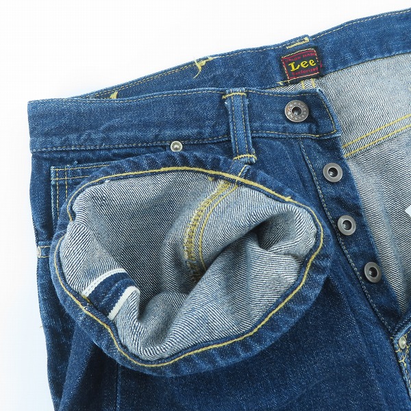 実際に弊社で買取させて頂いたLee/リー 2101 日本製 セルビッチ デニムパンツ/ジーンズ/29×34の画像 2枚目