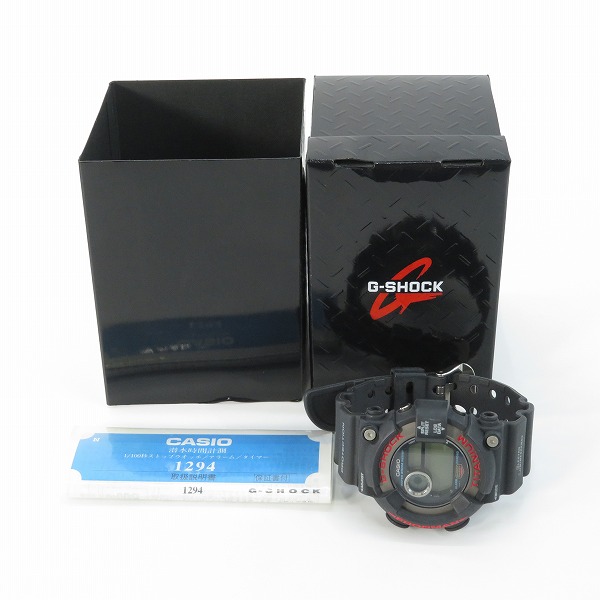 実際に弊社で買取させて頂いたG-SHOCK/Gショック 2代目 FROGMAN フロッグマン DW-8200-1A【動作未確認】の画像 9枚目