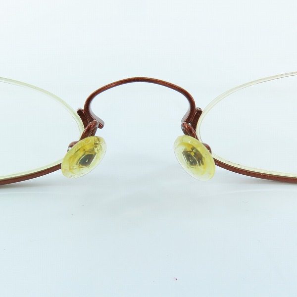 実際に弊社で買取させて頂いたtheo/テオ DUCHESS アンダーリム 度入り眼鏡/メガネフレームの画像 3枚目