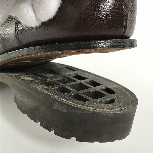 実際に弊社で買取させて頂いた【観賞用】J.M.WESTON/ジェイエムウエストン ビジネスシューズ  ブラウン 603476-12/5.5Dの画像 7枚目