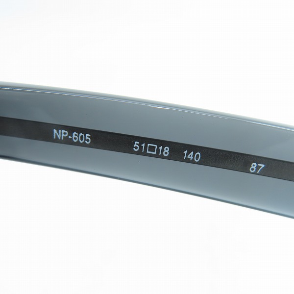 実際に弊社で買取させて頂いた999.9/フォーナインズ メガネフレーム アイウェア NP-605の画像 5枚目