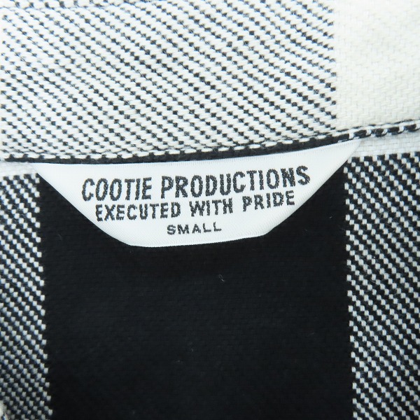 実際に弊社で買取させて頂いたCOOTIE PRODUCTIONS/クーティー 胸ポケット チェック ボタンシャツ/Sの画像 2枚目