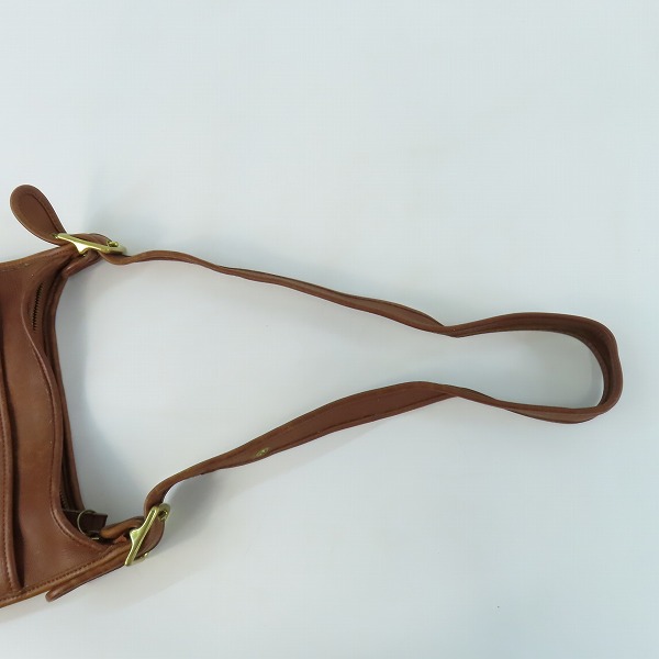 実際に弊社で買取させて頂いたCOACH/コーチ オールドコーチ カウハイドレザーショルダーバッグ 9966の画像 5枚目