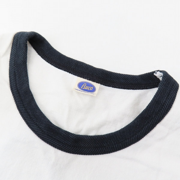 実際に弊社で買取させて頂いたBUCO/ブコ THE REAL McCOY'S/リアルマッコイズ プリント Tシャツ/Mの画像 6枚目