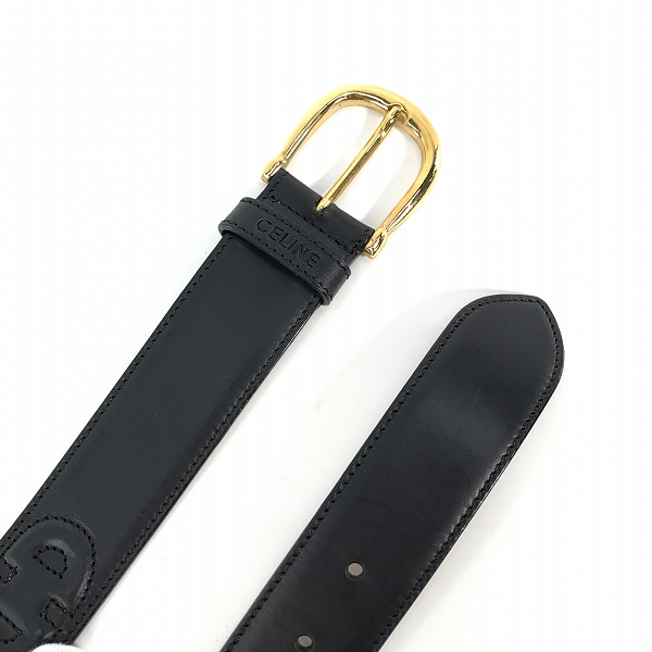 実際に弊社で買取させて頂いたCELINE/セリーヌ レザー ロゴ ベルトの画像 1枚目