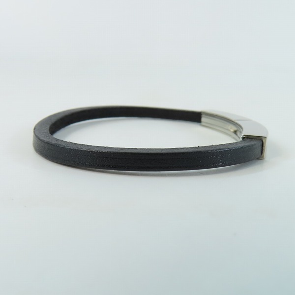 実際に弊社で買取させて頂いたHERMES/エルメス レザー×メタル ブレスレットの画像 2枚目