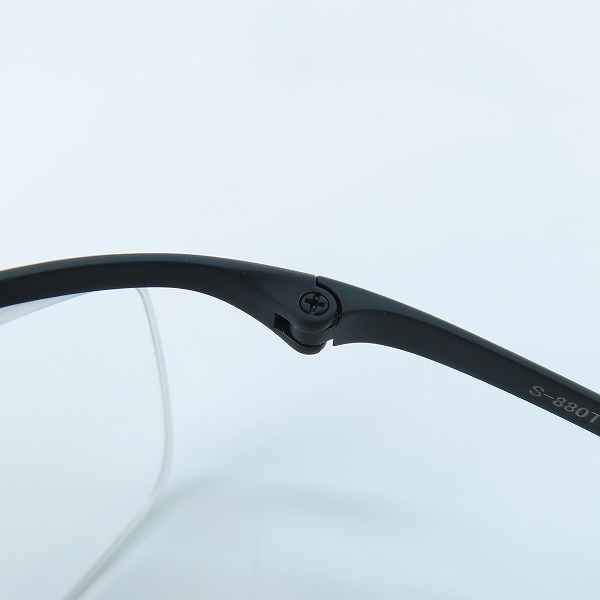 実際に弊社で買取させて頂いた999.9/フォーナインズ メガネフレーム アイウェア/メタルブロウフレーム S-880T-7の画像 4枚目