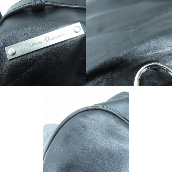 実際に弊社で買取させて頂いたHYSTERIC GLAMOUR/ヒステリックグラマー レザー 2way ショルダーバッグ リュック バックパック の画像 5枚目