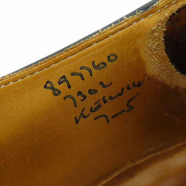 実際に弊社で買取させて頂いたTricker's/トリッカーズ KESWICK/ケズウィック レザーシューズ ウイングチップ 7302/7の画像 5枚目