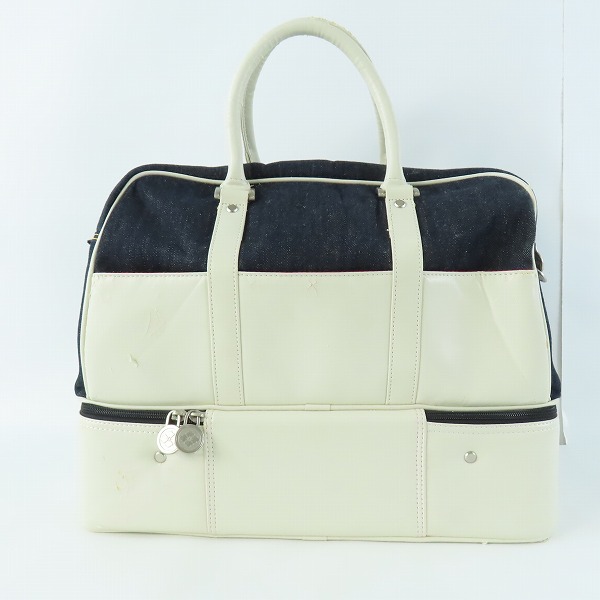 実際に弊社で買取させて頂いた【難有り】EVISU/エヴィス デニム生地カモメ トート/ボストンバッグの画像 1枚目