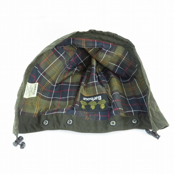 実際に弊社で買取させて頂いたBarbour/バブアー Classic Sylkoil Hood/クラシックシルコイルフード MHO0003OL71の画像 5枚目