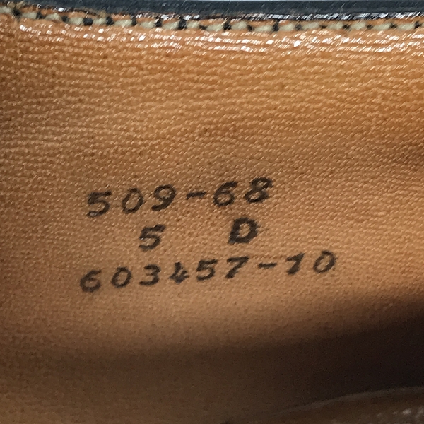 実際に弊社で買取させて頂いた【観賞用】J.M.WESTON/ジェイエムウェストン ビジネスシューズ  ブラック 603457-10/5Dの画像 5枚目