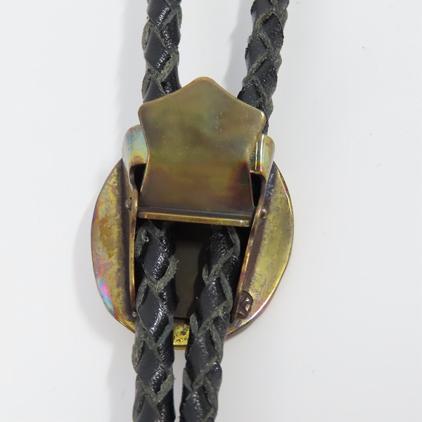 実際に弊社で買取させて頂いた（4）GANGSTERVILLE×Galcia/ギャングスタービル×ガルシア G ループタイ/ボロタイ/ブラス/シルバーの画像 2枚目