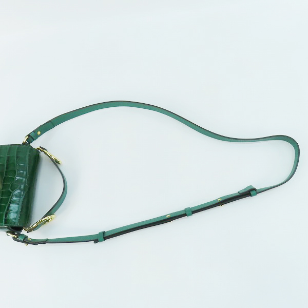 実際に弊社で買取させて頂いたCHLOE/クロエ CHLOE C/クロエシー 2WAY ハンドバッグ/ショルダーバッグ 型押し クロコダイル CHC19US193の画像 8枚目