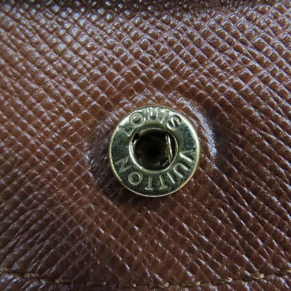 実際に弊社で買取させて頂いた【難あり】LOUIS VUITTON/ルイヴィトン M61970 モノグラム ポルトモネ グセ コインケース コインパースの画像 6枚目