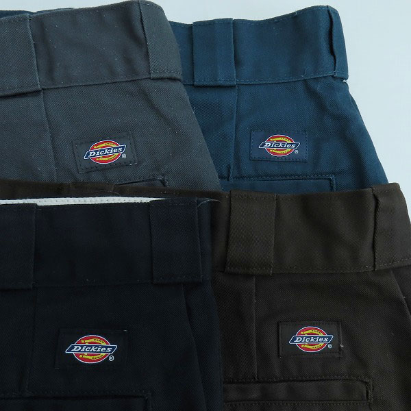 実際に弊社で買取させて頂いたDickies/ディッキーズ 874 Original Fit ワークパンツ ブラック/ブラウン/グレー/ブルーグレー 4点セットの画像 2枚目