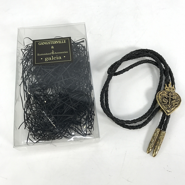 実際に弊社で買取させて頂いた(5)Gangsterville×galcia/ギャングスタービル×ガルシア TWO FACE/ダブルフェイス BOLO TIE/ボロタイ/ループタイ ブラス/真鍮の画像 8枚目