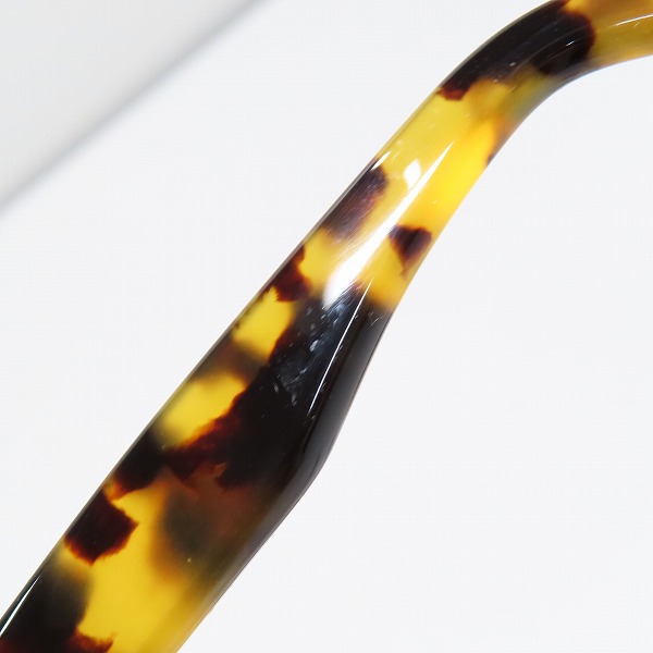 実際に弊社で買取させて頂いた泰八郎謹製/タイハチロウキンセイ 手造 Premier VI クリア×デミ柄 メガネフレーム/アイウェアの画像 8枚目