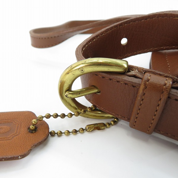 実際に弊社で買取させて頂いたCOACH/コーチ オールドコーチ カウハイドレザー ミニショルダーバッグ 4130の画像 8枚目