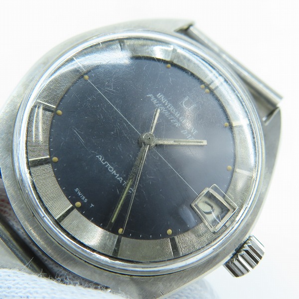 実際に弊社で買取させて頂いたUNIVERSAL GENEVE/ユニバーサルジュネーブ Polerouter DATE/ポールルーター デイト 自動巻きヴィンテージ時計 Ref.869119の画像 6枚目
