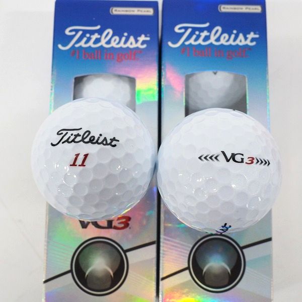 実際に弊社で買取させて頂いた【未使用】Titleist/タイトリスト VG3・TRUFEEL ゴルフボール ホワイト 計1ダースの画像 1枚目