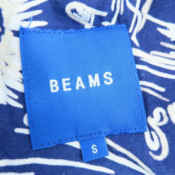 実際に弊社で買取させて頂いたBEAMS/ビームス アロハプリント コーチジャケット 11-18-4009-803/Sの画像 2枚目