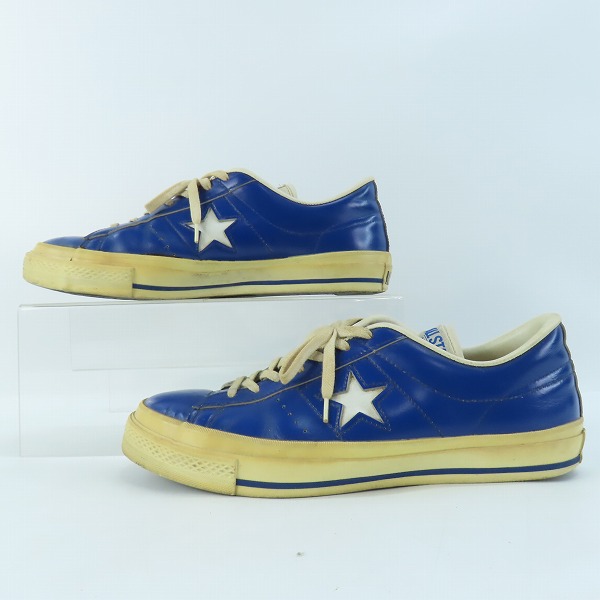実際に弊社で買取させて頂いたCONVERSE/コンバース ローカットスニーカー ブルー/9.5の画像 3枚目