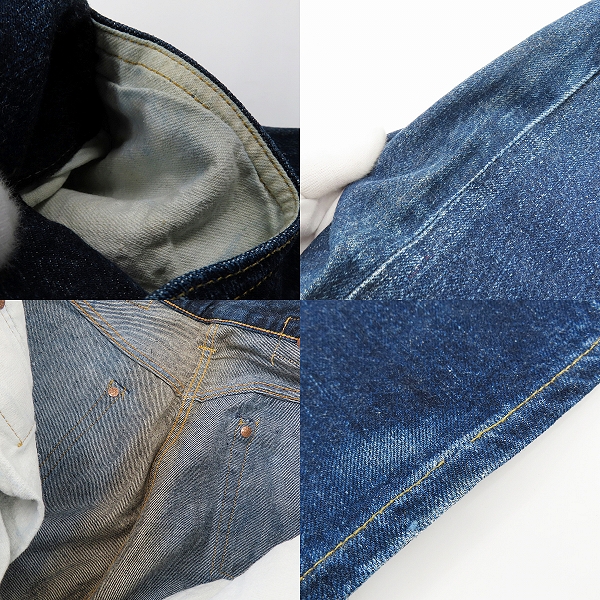 実際に弊社で買取させて頂いたLevi’s/リーバイス 201XX 刻印555 バレンシア工場 BIGE ビッグE デニムパンツ ジーンズ W34/L36の画像 7枚目