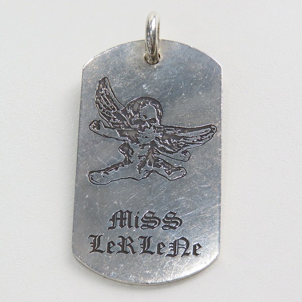 実際に弊社で買取させて頂いたCHROME HEARTS/クロムハーツ フォティミスラーレン ドッグタグの画像 1枚目