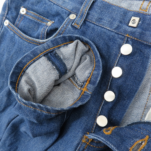 実際に弊社で買取させて頂いた【JPタグ】DIOR HOMME/ディオールオム ロゴ デニムパンツ 863DS06K0573/30の画像 4枚目