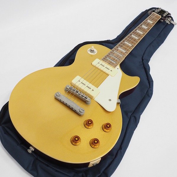 実際に弊社で買取させて頂いた★Epiphone/エピフォン Les Paul Standard '56 Gold Top/レスポールスタンダード 1956 ゴールドトップ ソフトケース付