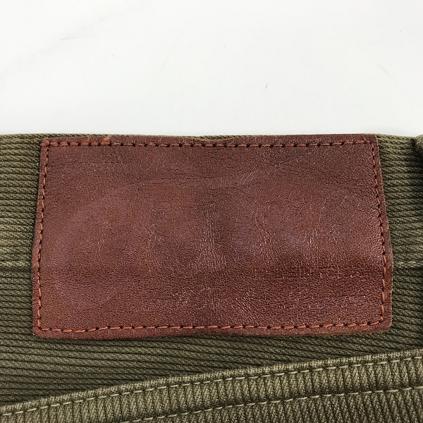 実際に弊社で買取させて頂いたCALEE/キャリー コーデュロイ パンツ カーキ/34の画像 2枚目